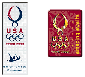 2008 U.S. Olympic Team Delegation pins
