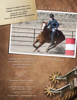 Fountain Valley School print ads