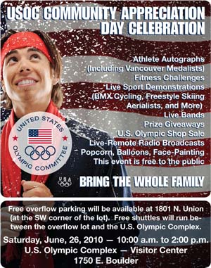 U.S. Olympic Visitor's Center ads